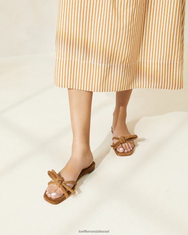 il Loeffler Randall נשים סנדל קשת האדלי קקאו 62DD105 נעליים