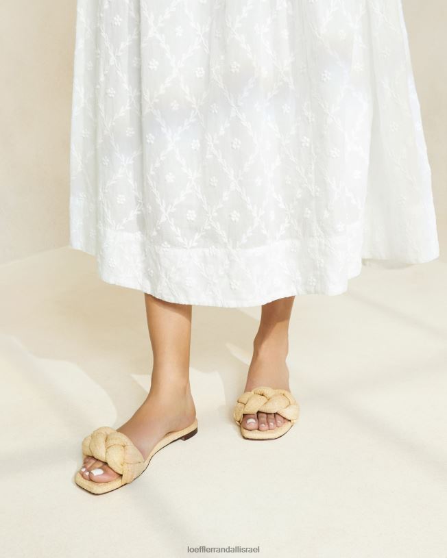 il Loeffler Randall נשים סנדל קלוע של ג'ואנה טִבעִי 62DD109 נעליים