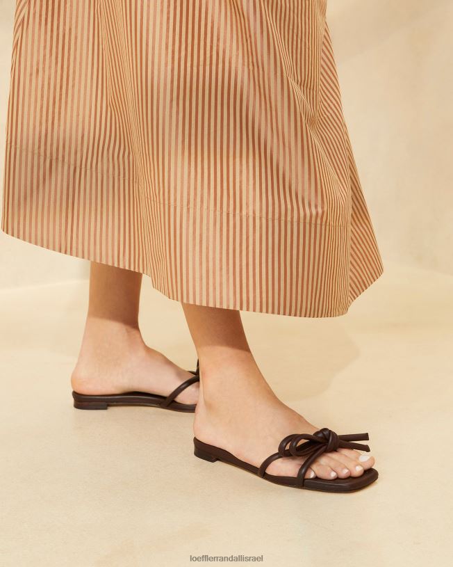 il Loeffler Randall נשים סנדל קשת האדלי שוקולד 62DD130 נעליים