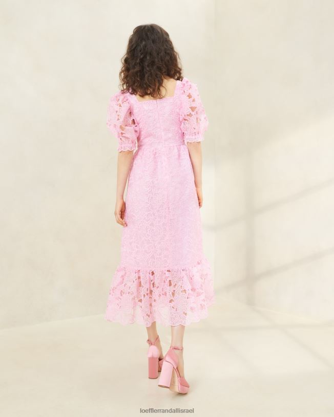 il Loeffler Randall נשים שמלת אדיסון עם שרוולים נפוחים וָרוֹד 62DD181 בגדים