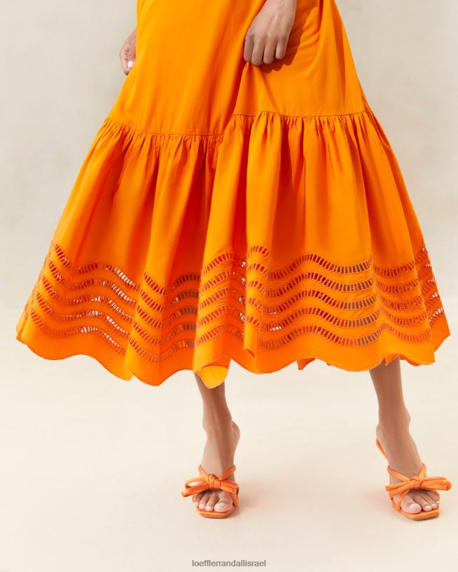 il Loeffler Randall נשים שמלת מידי רקומה של קארין צִפּוֹרנֵי הַחָתוּל 62DD196 בגדים