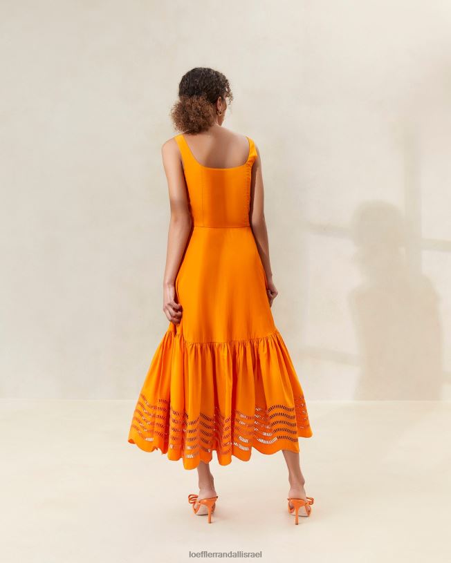 il Loeffler Randall נשים שמלת מידי רקומה של קארין צִפּוֹרנֵי הַחָתוּל 62DD196 בגדים
