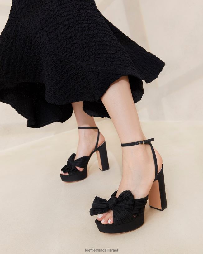 il Loeffler Randall נשים עקב קשת פלטפורמת נטליה שָׁחוֹר 62DD23 נעליים