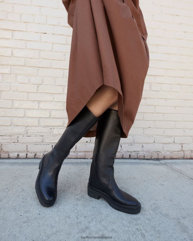 il Loeffler Randall נשים מגף גבוה של קולינס שָׁחוֹר 62DD281 נעליים
