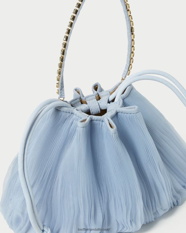 il Loeffler Randall נשים נרתיק קפלים של ליין ריינסטון כְּחוֹל 62DD370 תיקים