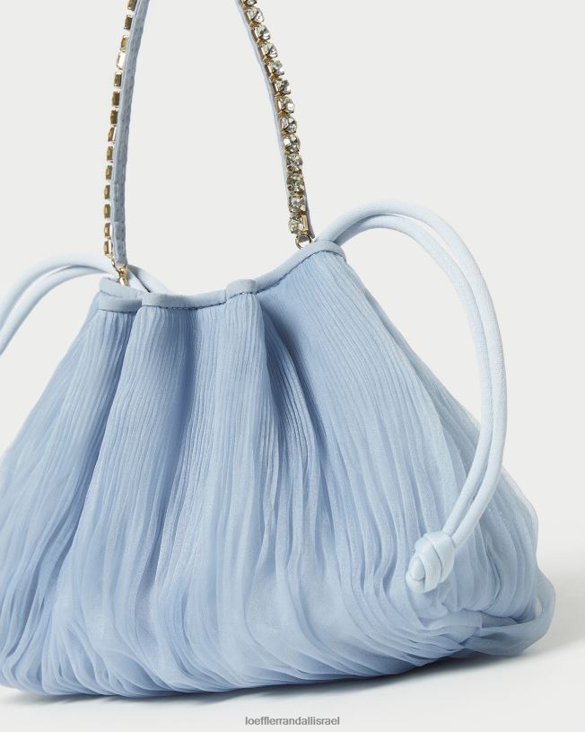 il Loeffler Randall נשים נרתיק קפלים של ליין ריינסטון כְּחוֹל 62DD370 תיקים
