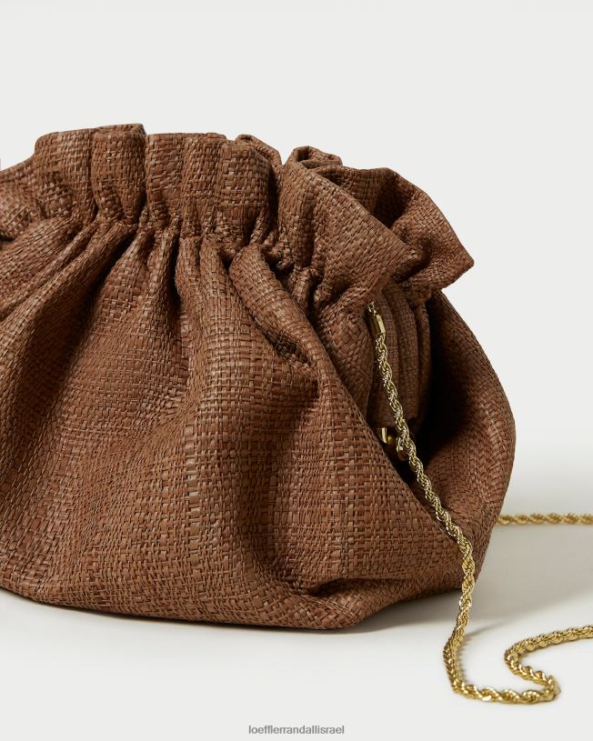 il Loeffler Randall נשים וילה מיני פאוץ' חום 62DD372 תיקים