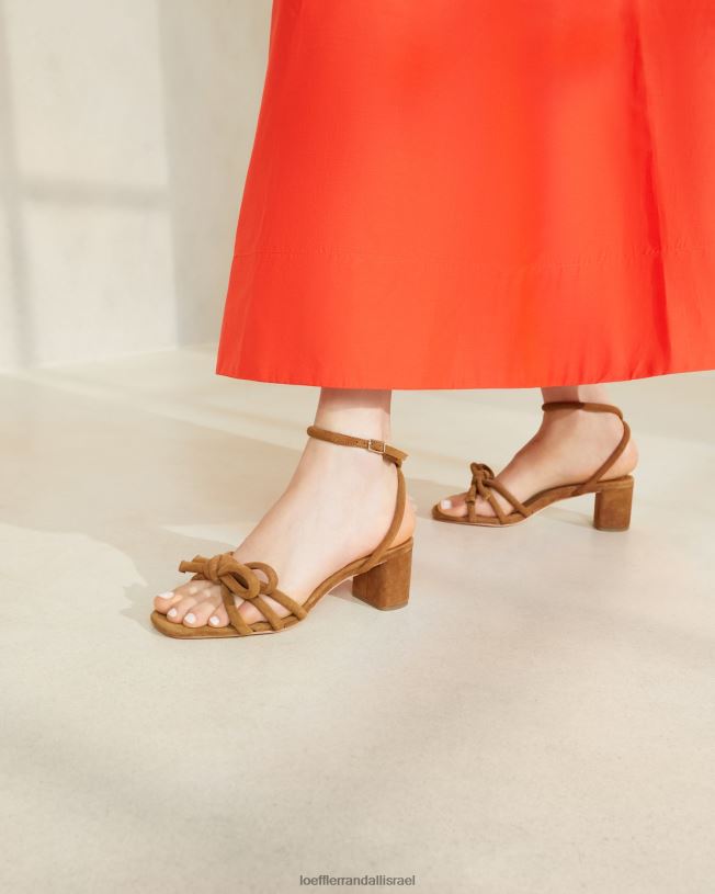 il Loeffler Randall נשים סנדל קשת מיקל באמצע העקב קקאו 62DD62 נעליים