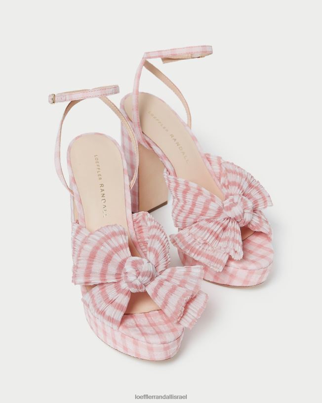 il Loeffler Randall נשים עקב קשת של נטליה ג'ינגהם ורוד רך 62DD82 נעליים