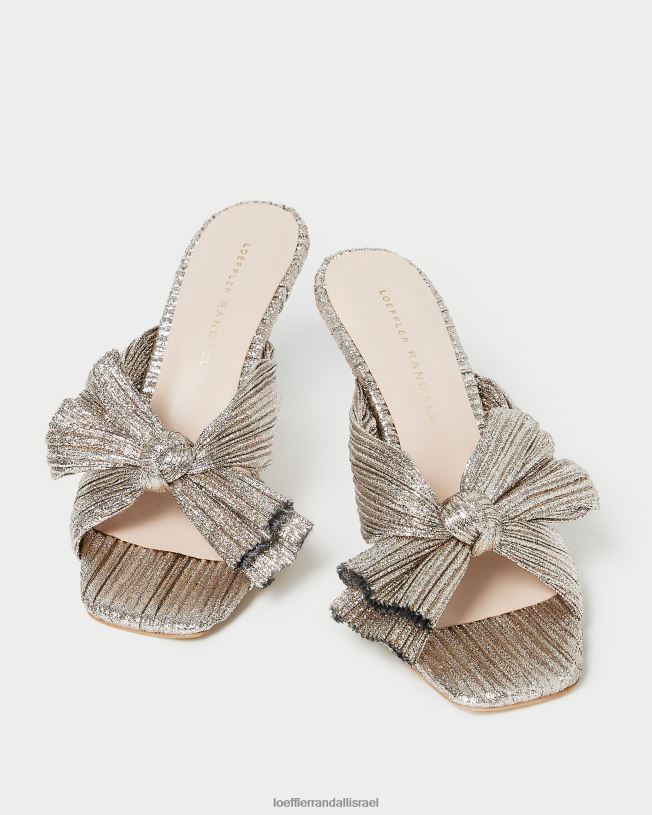 il Loeffler Randall נשים פרד קשת קפלים קלאודיה שמפנייה 62DD94 נעליים