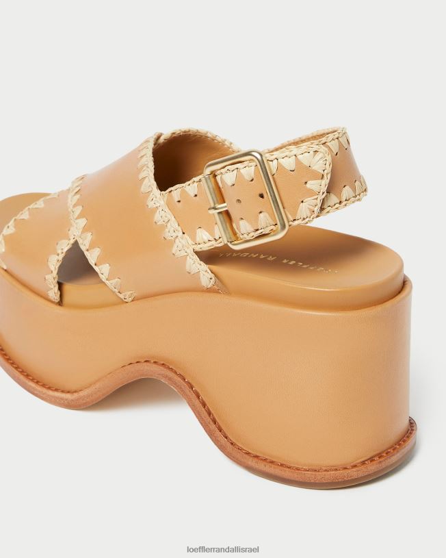 il Loeffler Randall נשים סנדל פלטפורמה של mae דבש/טבעי 62DD128 נעליים